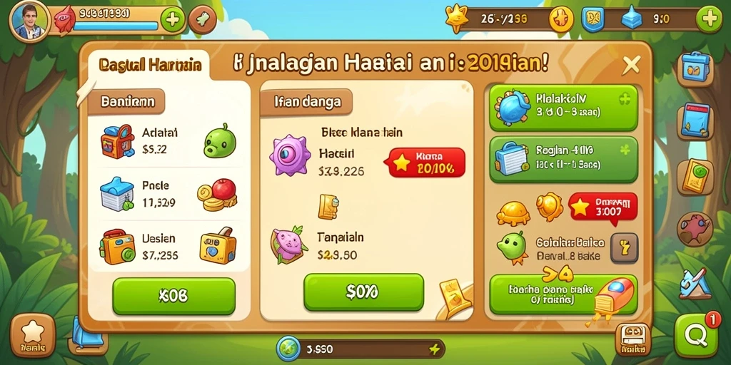 Misi harian yang menantang untuk setiap pemain.