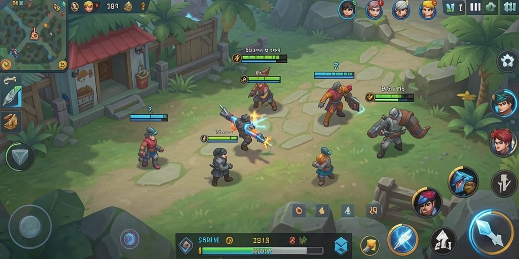 Tangkapan layar memperlihatkan fitur multiplayer yang seru.