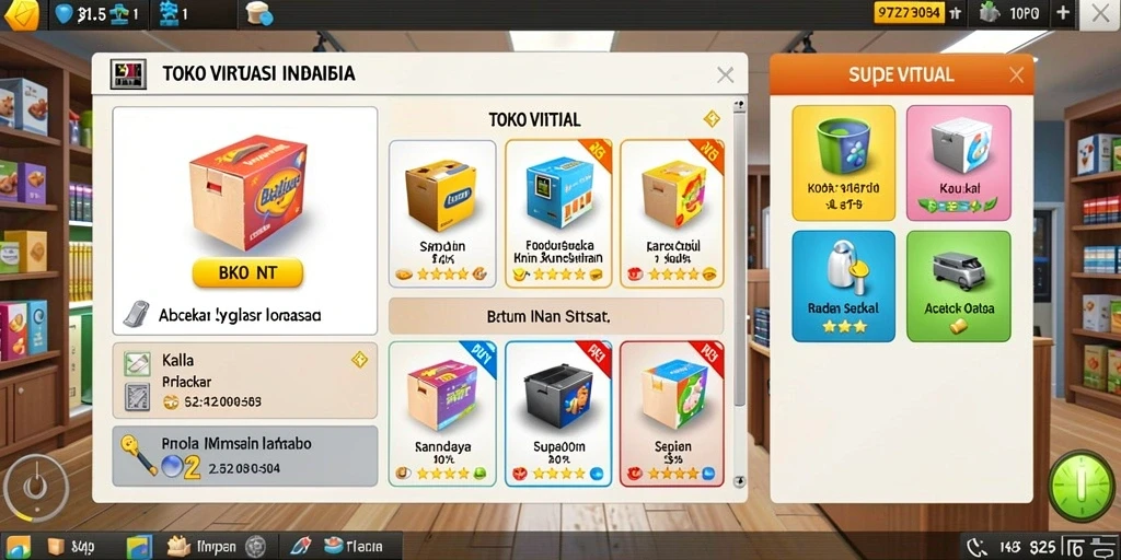 Leaderboard yang menampilkan peringkat pemain secara real-time.