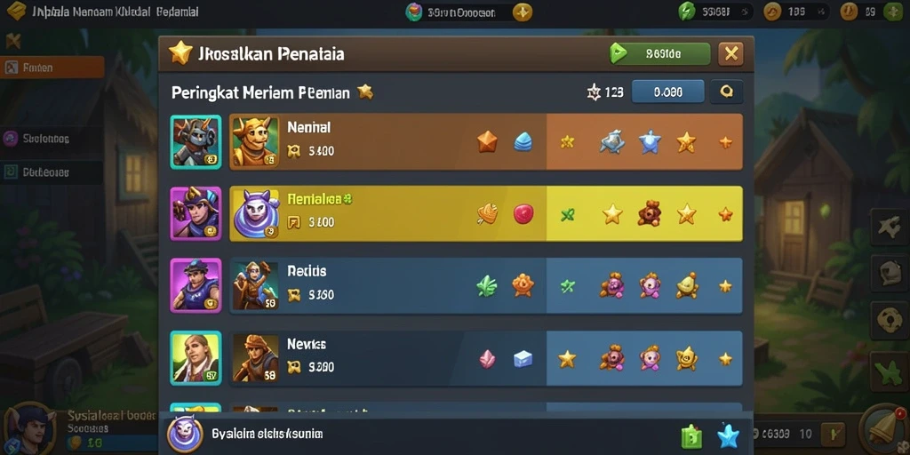 Tangkapan layar HARGATOTO memperlihatkan salah satu level yang penuh tantangan.