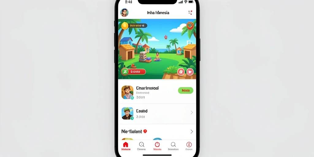 Ilustrasi leaderboard yang menunjukkan peringkat pemain.
