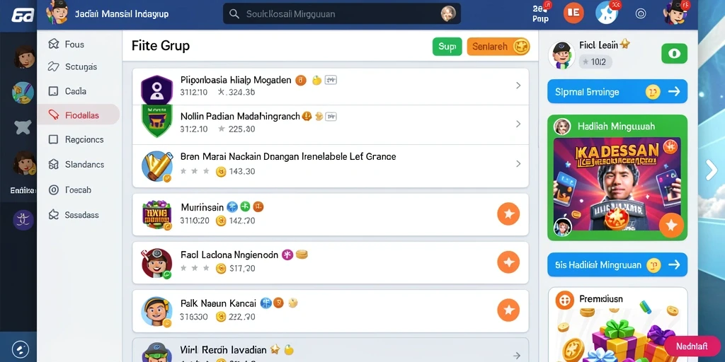 Karakter dengan desain yang unik dan kreatif.